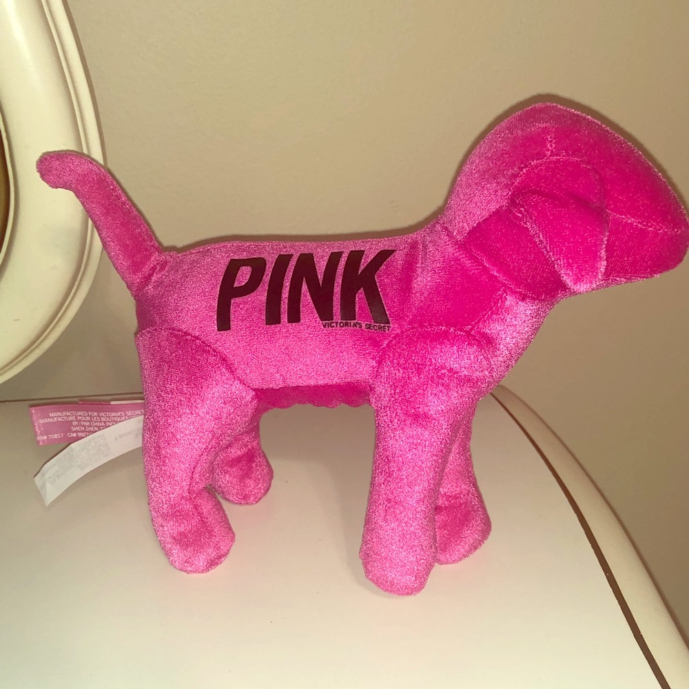 PINK velvet collectible dog 💕